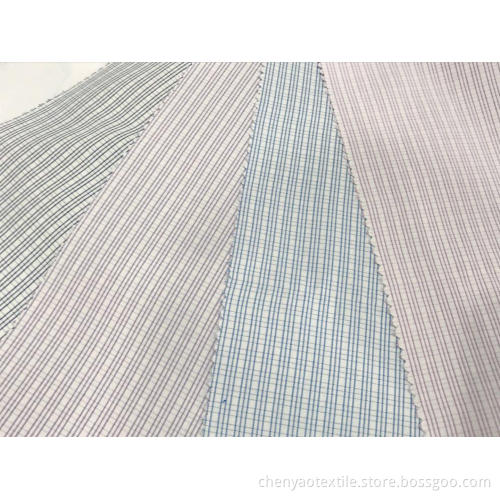 T/C(30%Cotton70%Polyester)Yarn-dyed Dobby Plaid Fabric